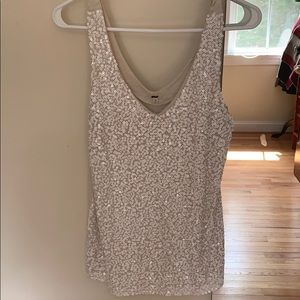 J crew sequin blouse